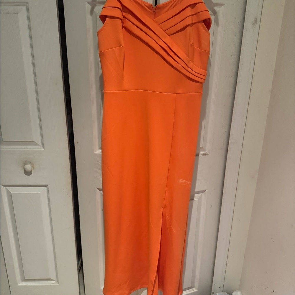 Elegant Orange Dress